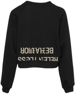 Load image into Gallery viewer, RebelLious Cut off Crop Crew Neck
